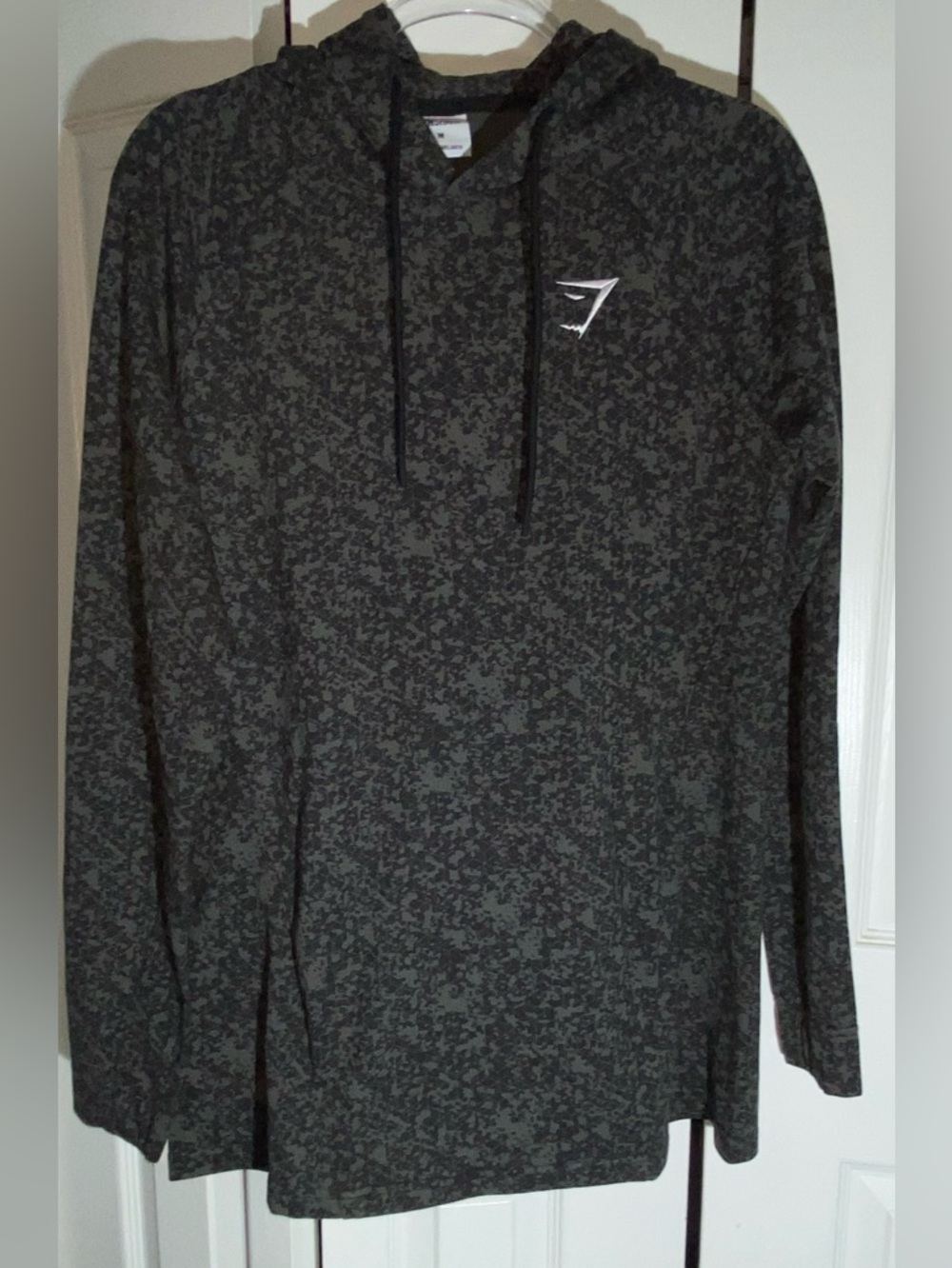 Gymshark Hoodie Mens M Gray Critical 2.0 Slim Fit Stretch Workout Athleisure A20